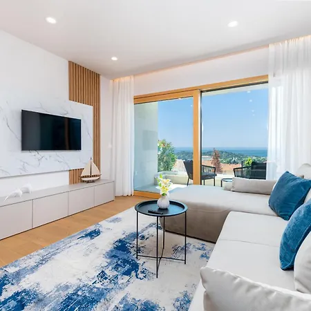 Lägenhet Luxury Adria - Sea & Mountain View, Whirlpool And Free Parking