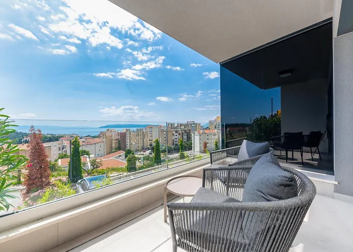 Luxury Adria - Sea & Mountain View, Whirlpool And Free Parking Апартаменты