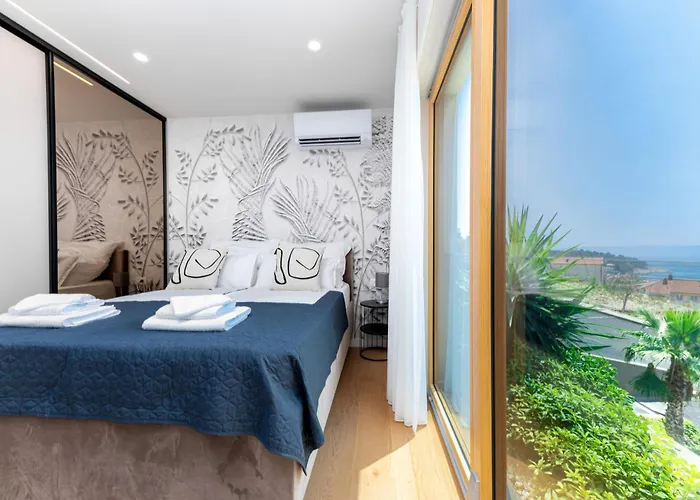 Luxury Adria - Sea & Mountain View, Whirlpool And Free Parking Makarska