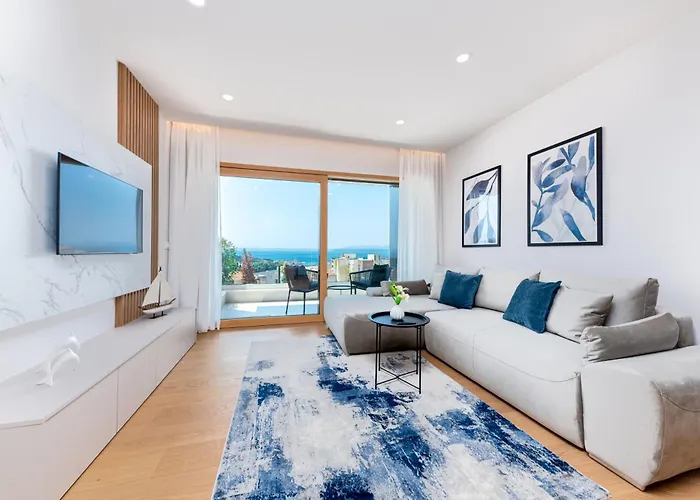 Luxury Adria - Sea & Mountain View, Whirlpool And Free Parking *